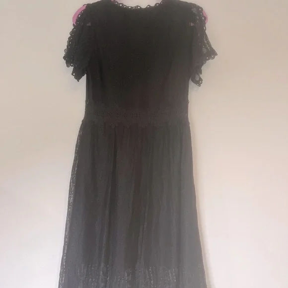 Allison New York | Dresses | Allison New York Womens Medium Black Lace Dress  Short Sleeve A5022 | Poshmark